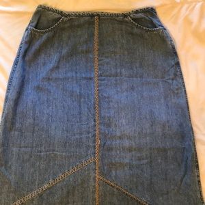J. Jill Denim Skirt
